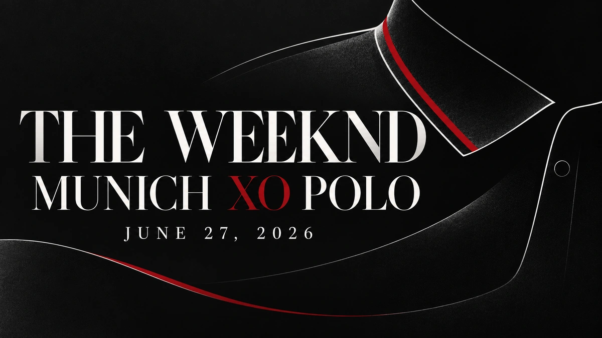THE WEEKND — MUNICH XO POLO — JUNE 27, 2026 editorial artwork