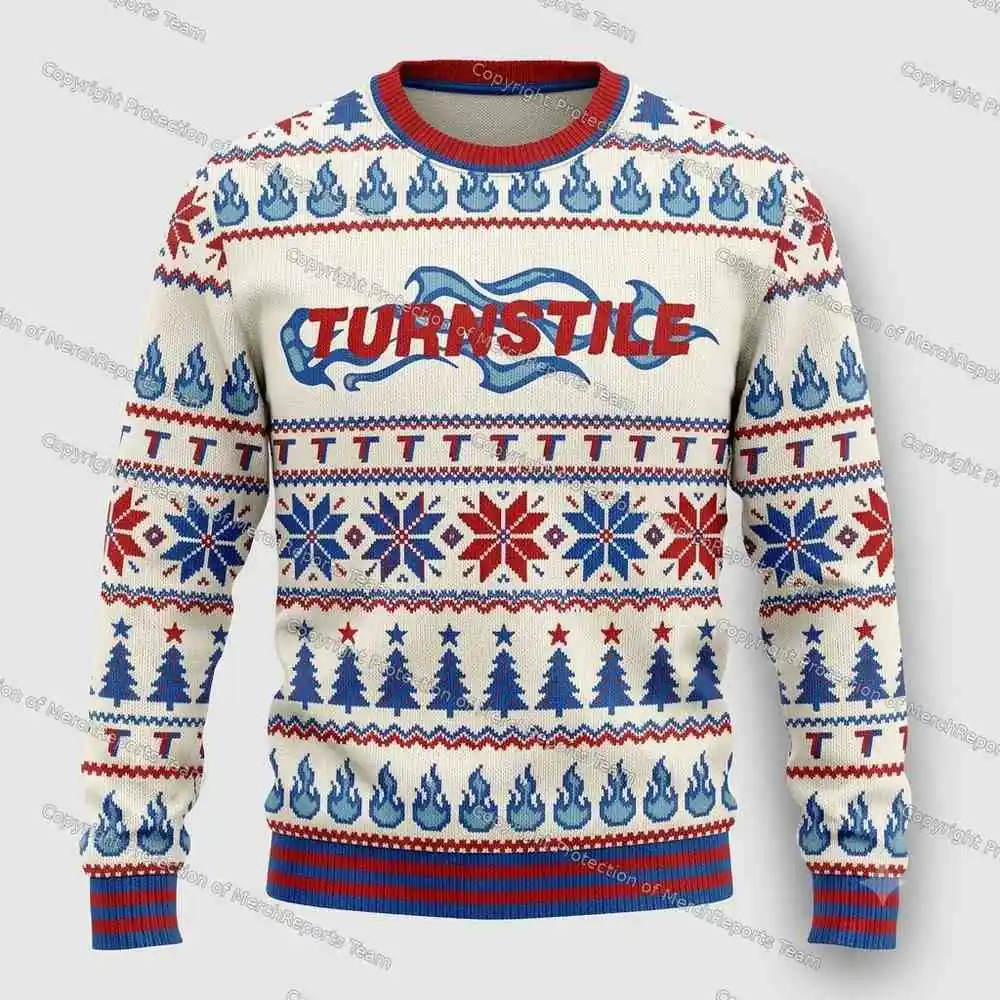 Turnstile Band Logo Ugly Christmas Sweater product artwork