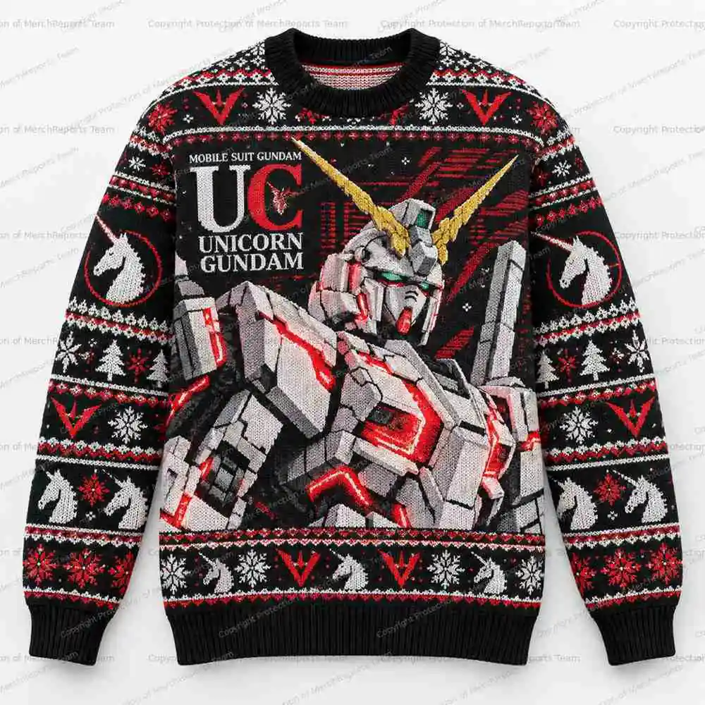Unicorn Gundam Christmas merch