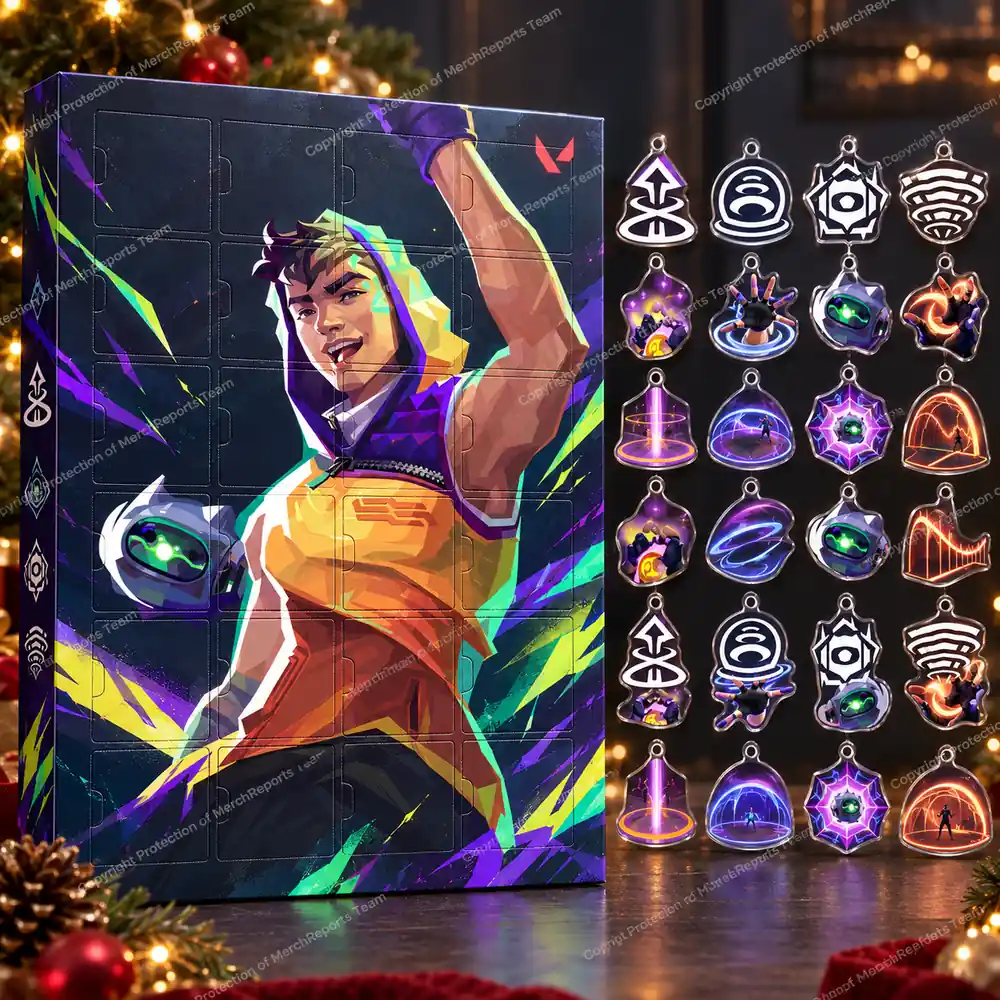 VALORANT Miks Sonic Ability Icons Christmas Acrylic 24 Ornaments Advent Calendar
