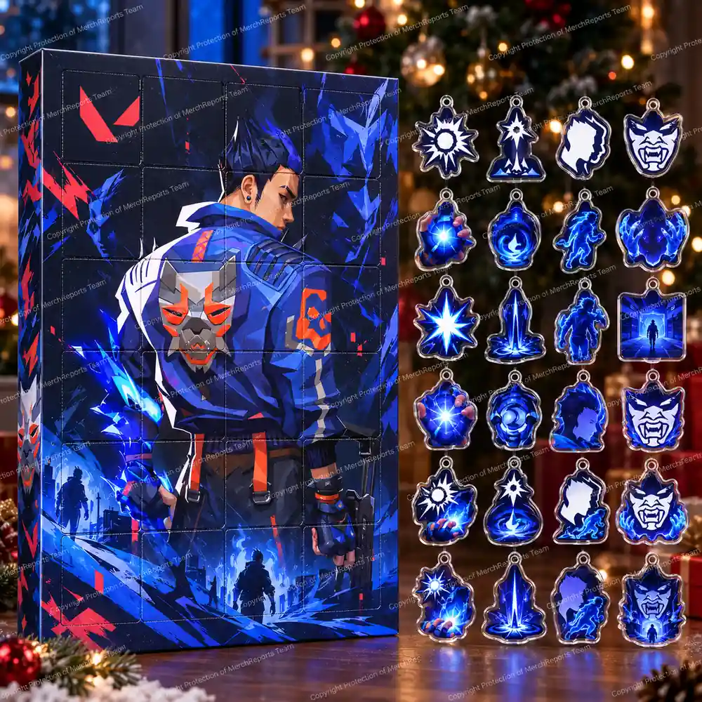 VALORANT Yoru Dimensional Ability Icons Christmas Acrylic 24 Ornaments Advent Calendar