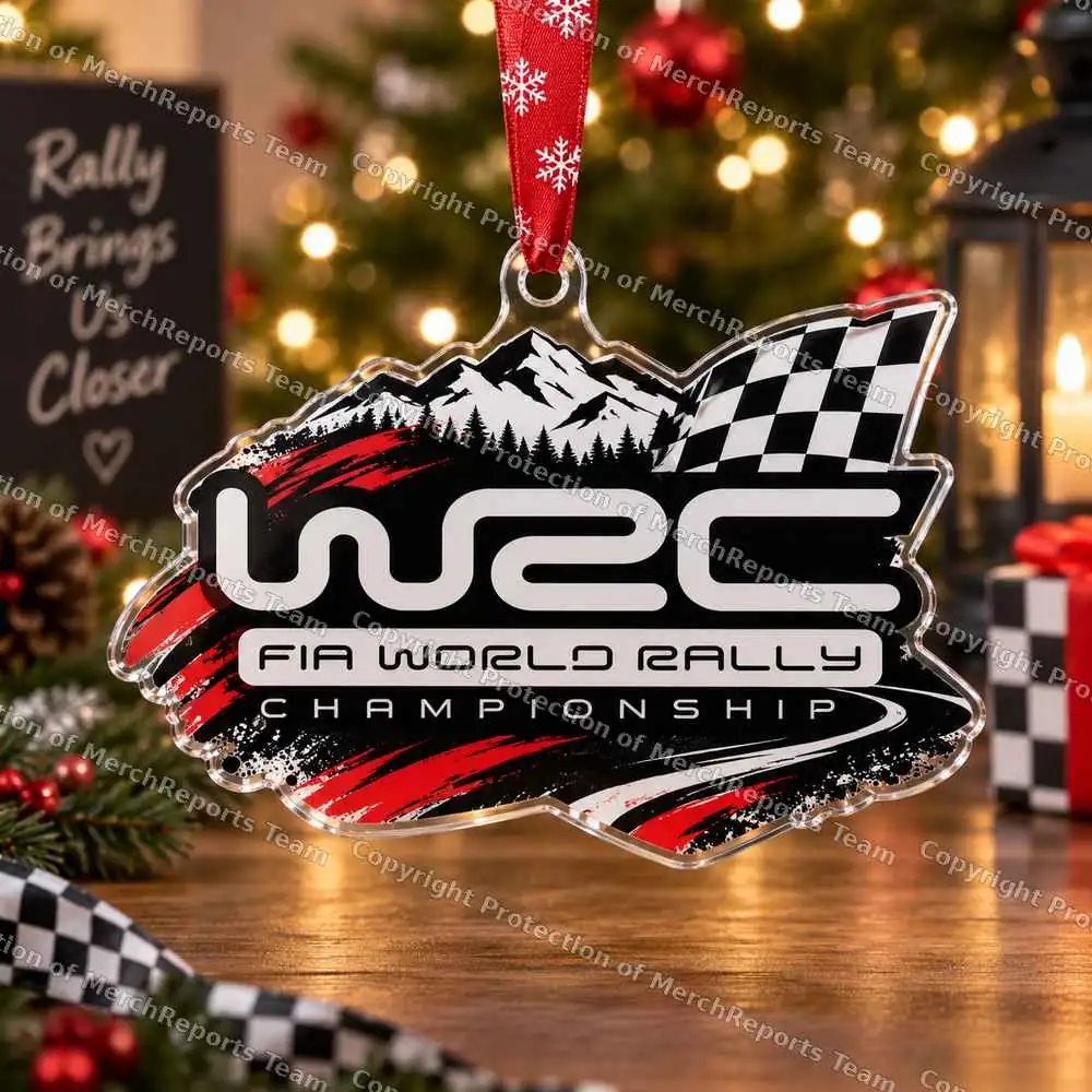 WRC Rally Flag Acrylic Ornament product artwork