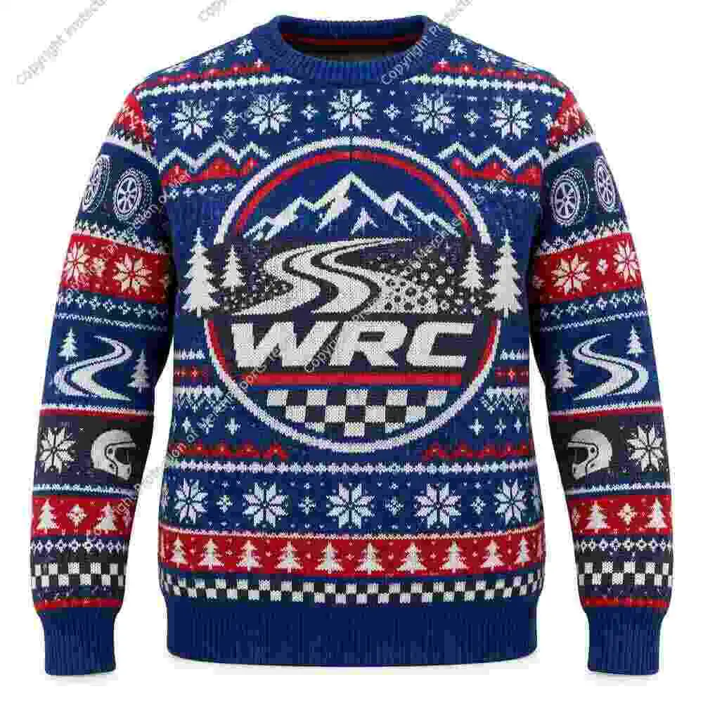 WRC Rally Logo Ugly Christmas Sweater product artwork