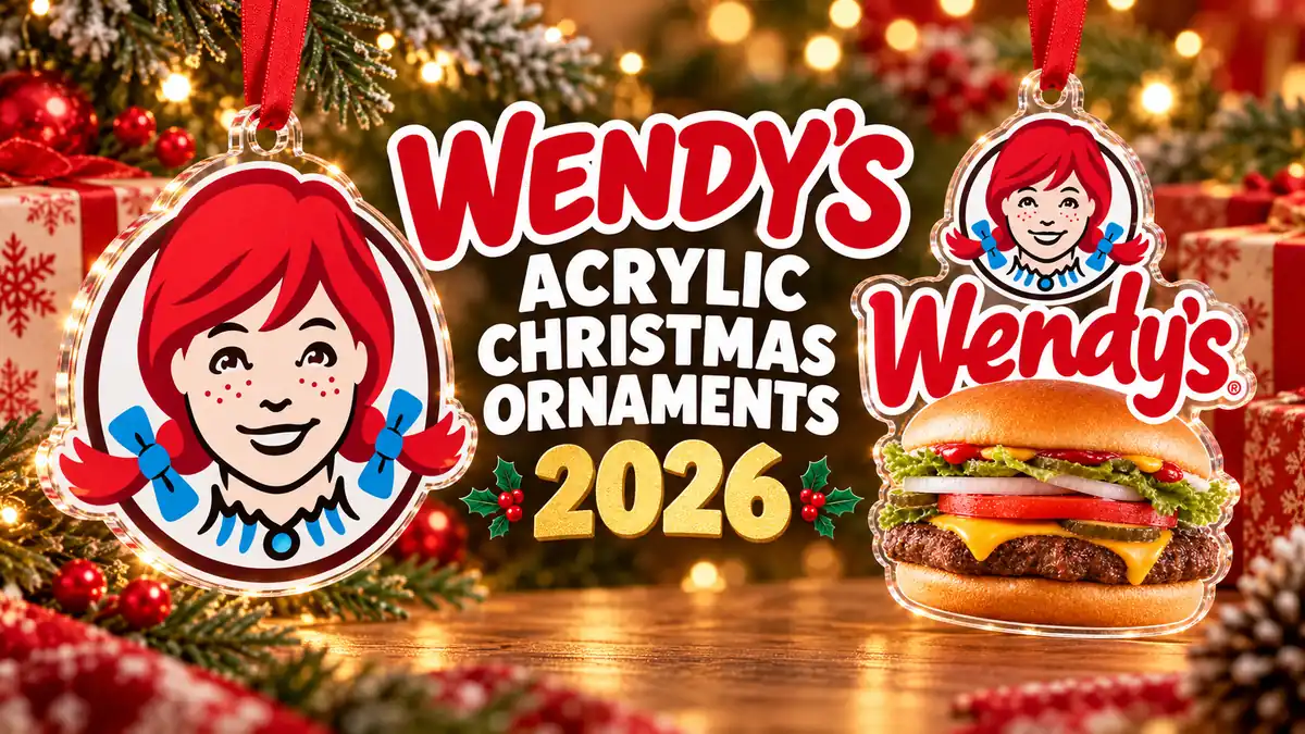 Wendy’s acrylic Christmas ornaments product designs