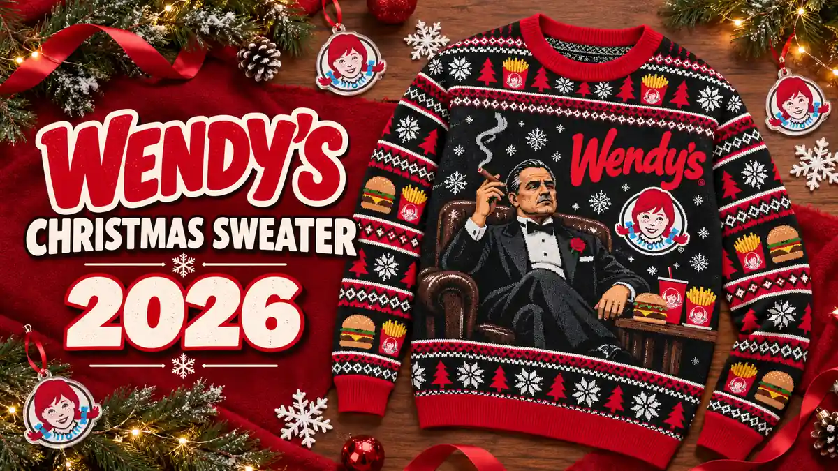 Wendy’s Christmas sweater product designs