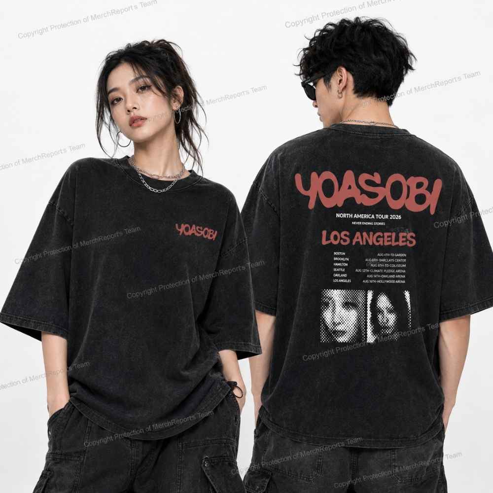 Hollywood Bowl Venue Acid-Washed Tee product photograph