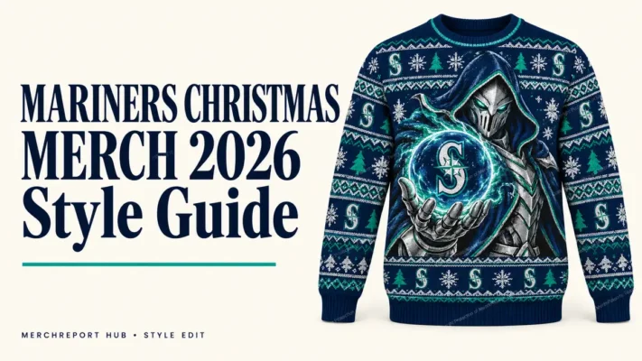 Editorial banner for Seattle Mariners Doctor Doom Christmas Merch 2026: Ugly Sweater Style Guide