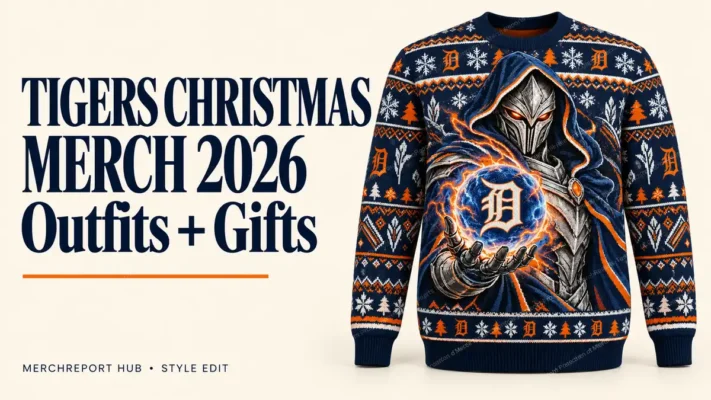Editorial banner for Detroit Tigers Doctor Doom Christmas Merch 2026: Holiday Outfit & Gift Guide